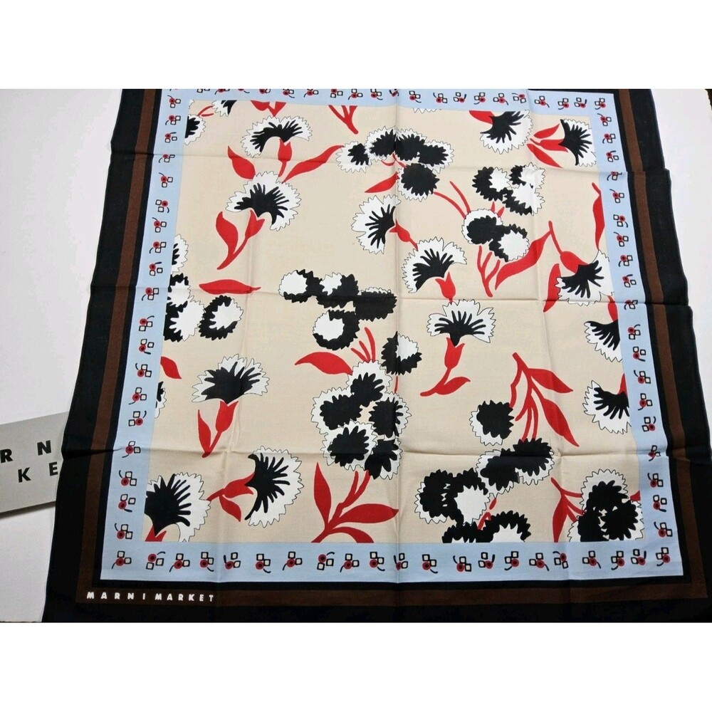 Marni Market Hankyu Japan Handkerchief Neckerchief Bandana Scarf